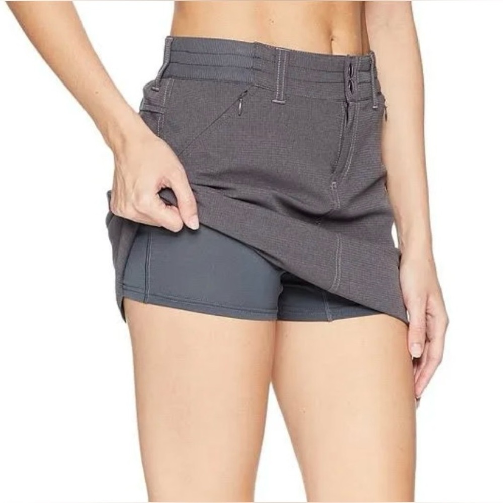 KÜHL Strattus Skort Skirt with Built-in Shorts in Grey Size 2